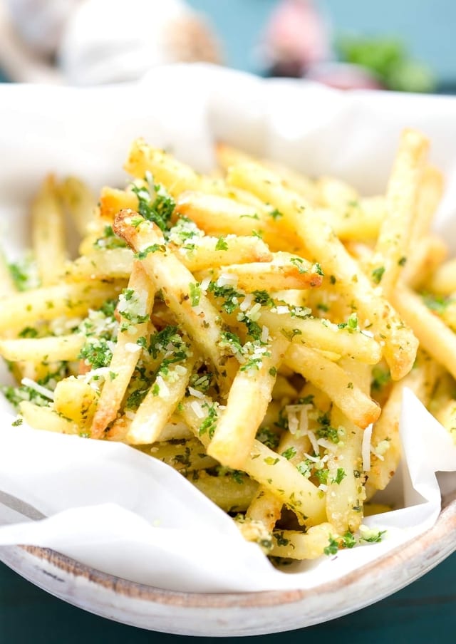 TO Basket of Garlic Fries.
