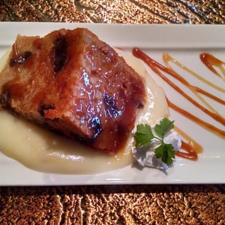 Bourbon Butterscotch Bread Pudding